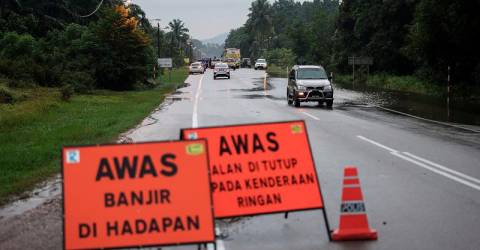 Flooding cuts off several roads in Beluran, Kudat, Pitas, Kota Marudu