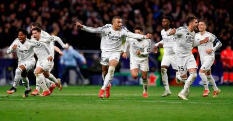 Real Madrid beat Atletico on penalties to reach UCL quarters