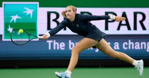 Russia’s Andreeva focused on the job as WTA ranking rises