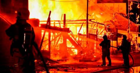 Four business premises destroyed in Jitra fire